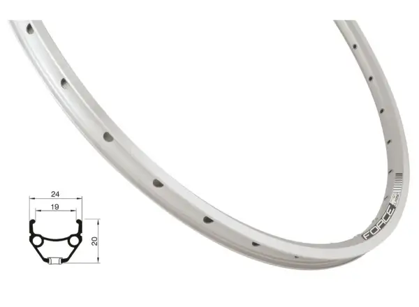 Force Classic Felge 26" silber