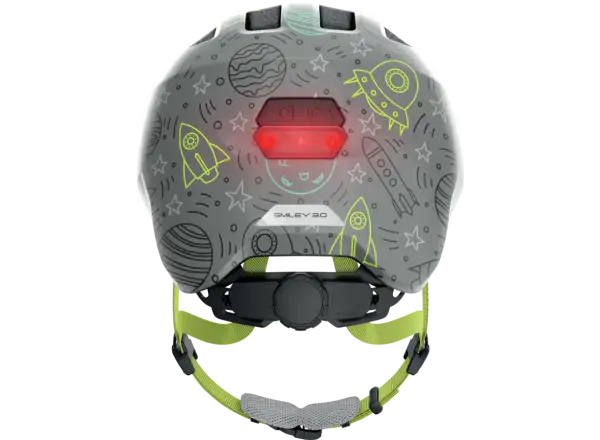 Abus Smiley 3.0 LED Kinderhelm Grey Space