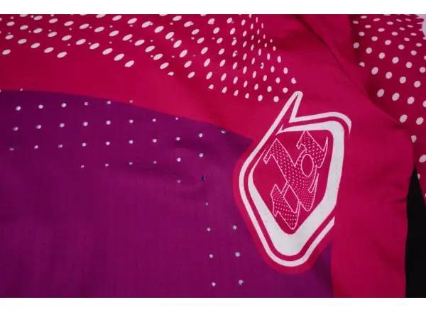 Troy Lee Designs x SRAM Sprint Ultra Herren Langarmtrikot Radioscape Fuchsia