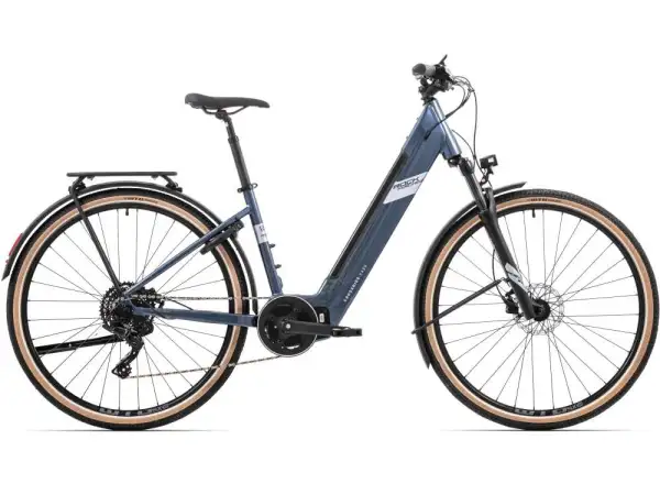 Rock Machine Crossride e450 Cross E-Bike Gloss Metallic Navy/Silver