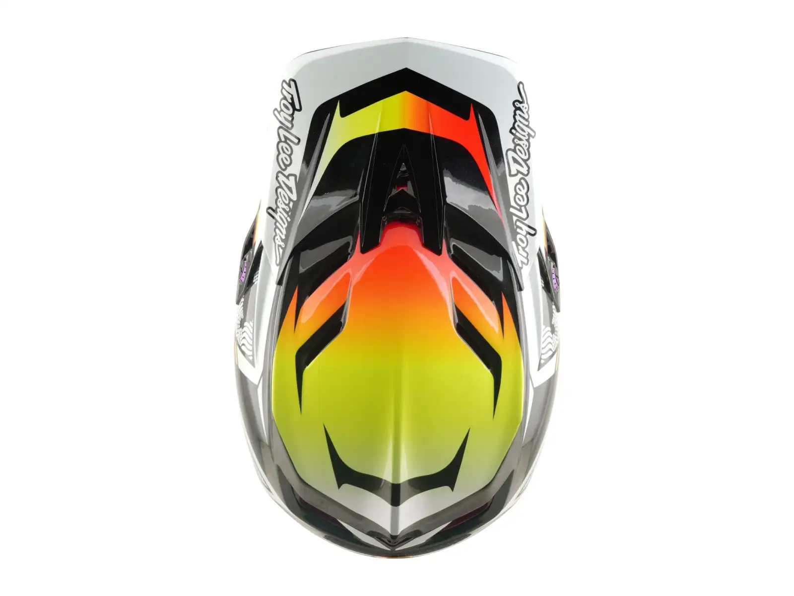 Troy Lee Designs D4 Carbon MIPS Helm Lined up Black