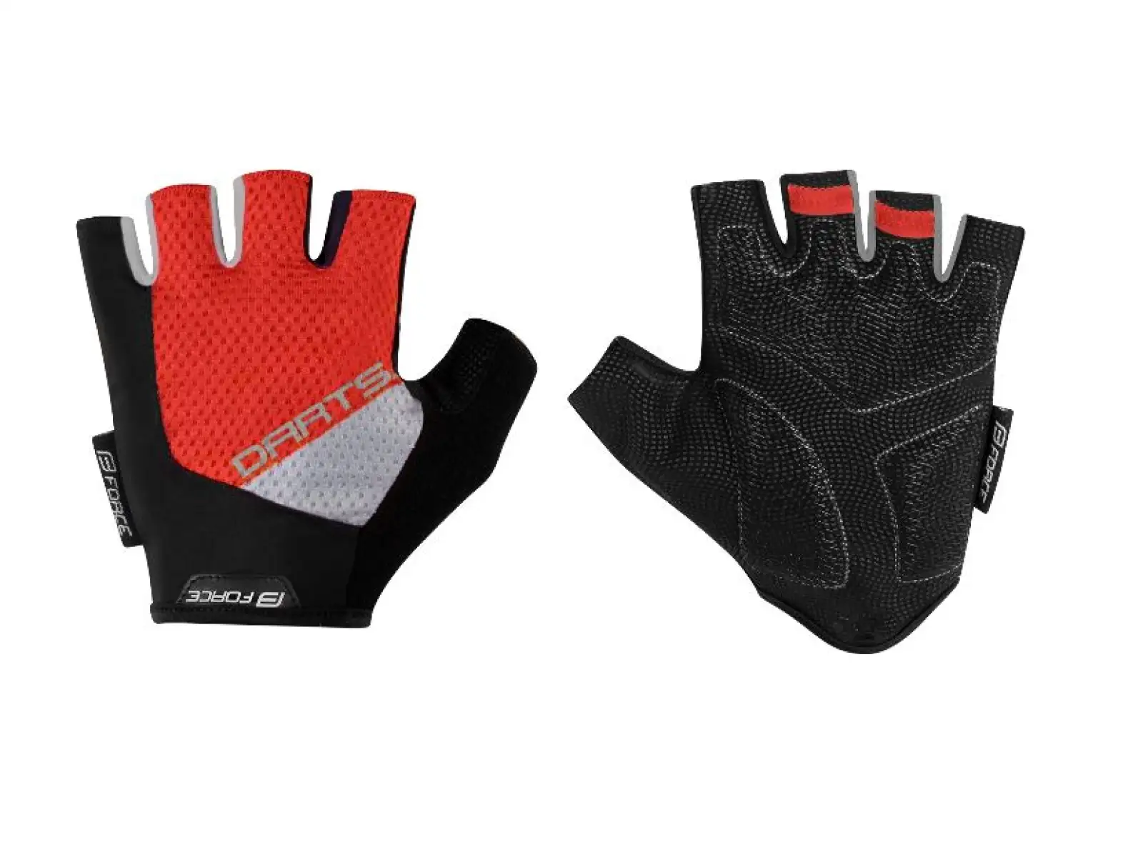 Force Darts Gel Handschuhe ohne Verschluss rot/grau