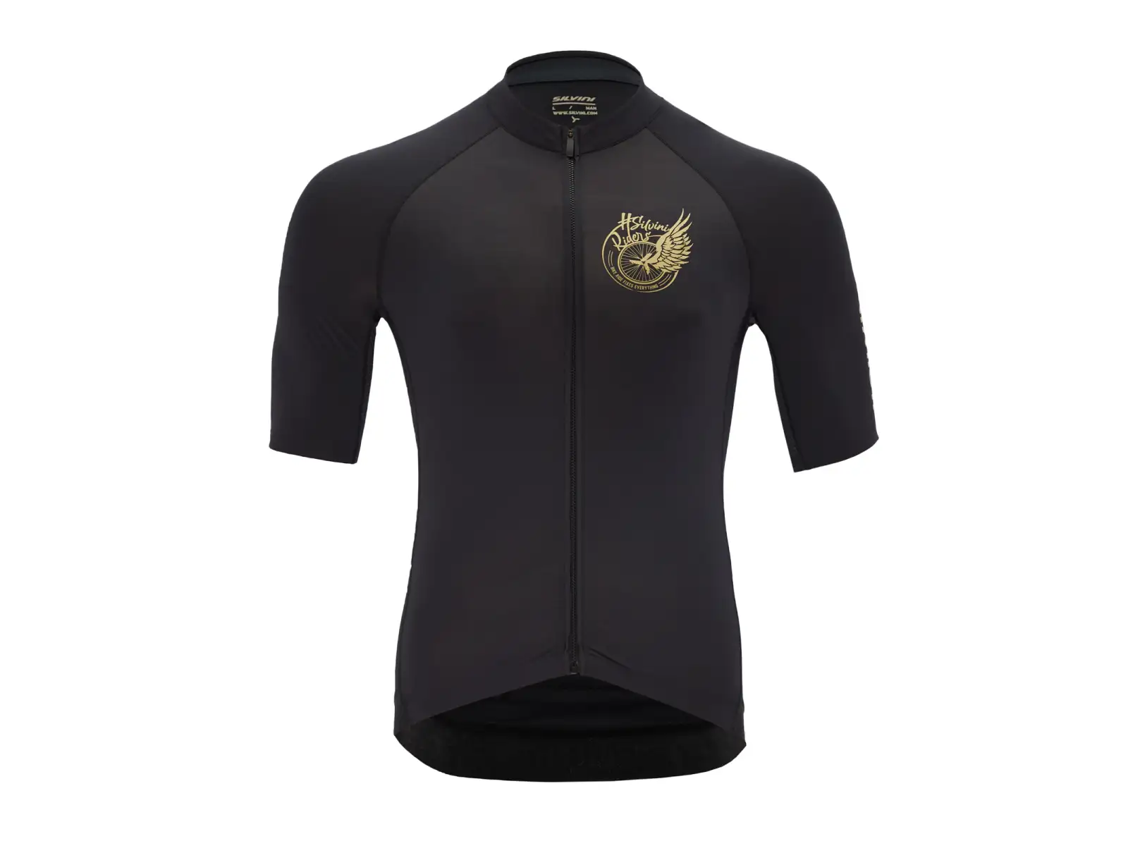 Silvini Mottolino Herren Kurzarmtrikot schwarz/gold