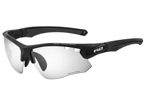R2 Crown Brille schwarz/schwarz matt/fotochromatisch grau.