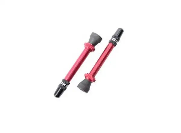 Quaxar TCS Tubeless Ventile 45 mm 2 Stück rot