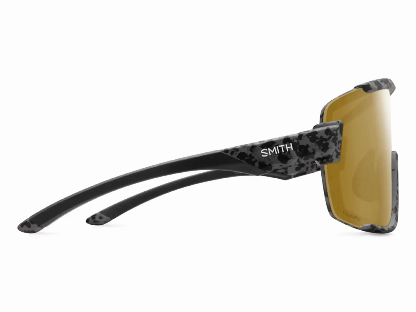 Smith Wildcat Brille Mate Grau/Marmor/ChromaPop Polarized Bronze-Spiegel