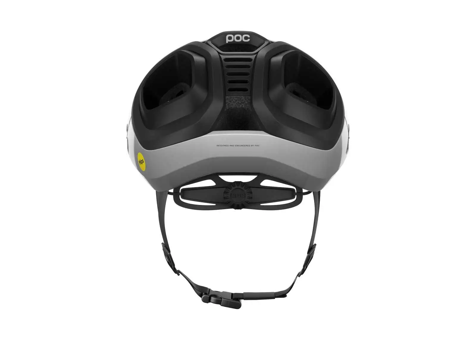 POC Amidal Rennradhelm Hydrogen White/Uranium Black Matt