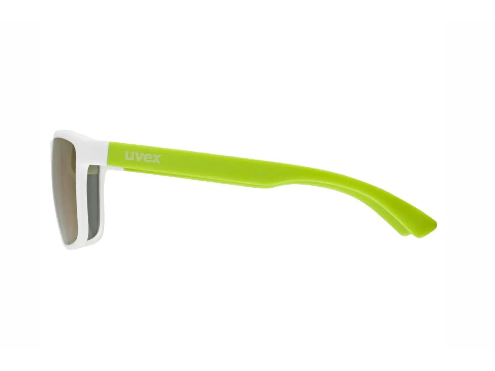 Uvex Rookie Kinderbrille White/Lime Matt/Mirror Green