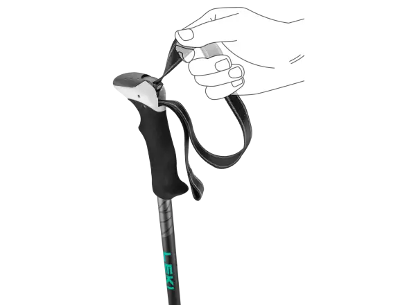 Leki Khumbu Pro Trekkingstöcke Black/Anthracite Genoa Größe 110 - 145cm