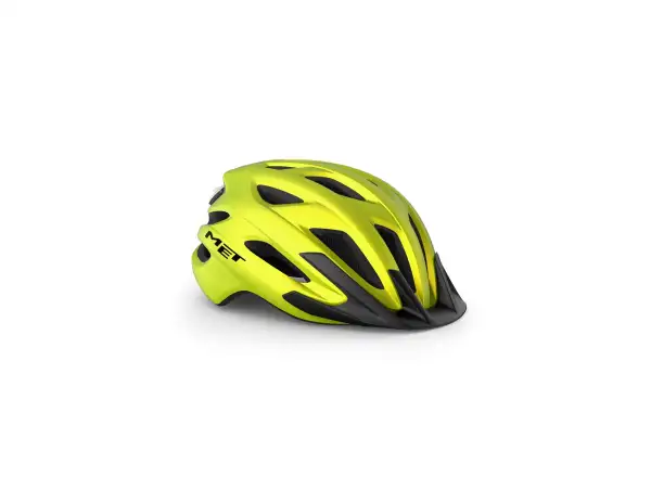 MET Crossover Helm gelb metallic