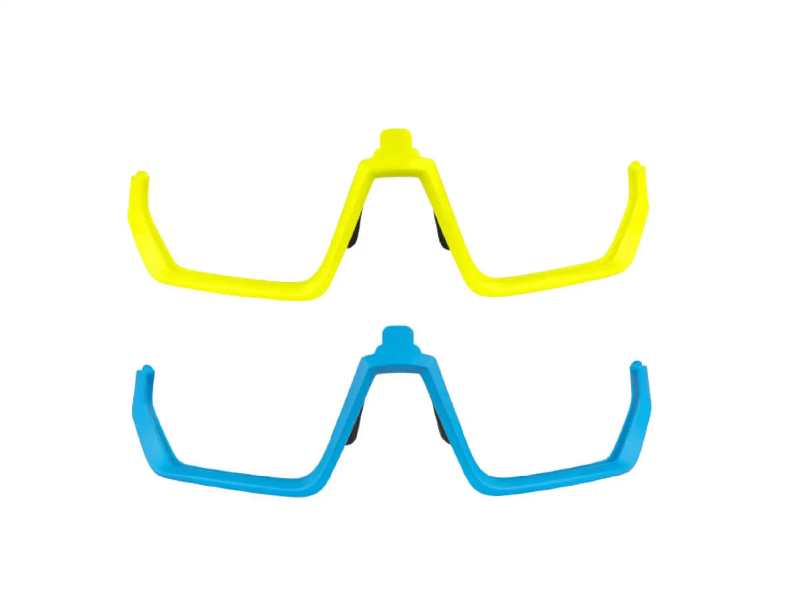 Force Drift Herrenbrille in Fluo/Schwarz/Blau-Kontrast. Glas.