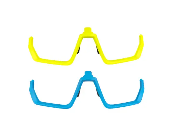 Force Drift Herrenbrille in Fluo/Schwarz/Blau-Kontrast. Glas.