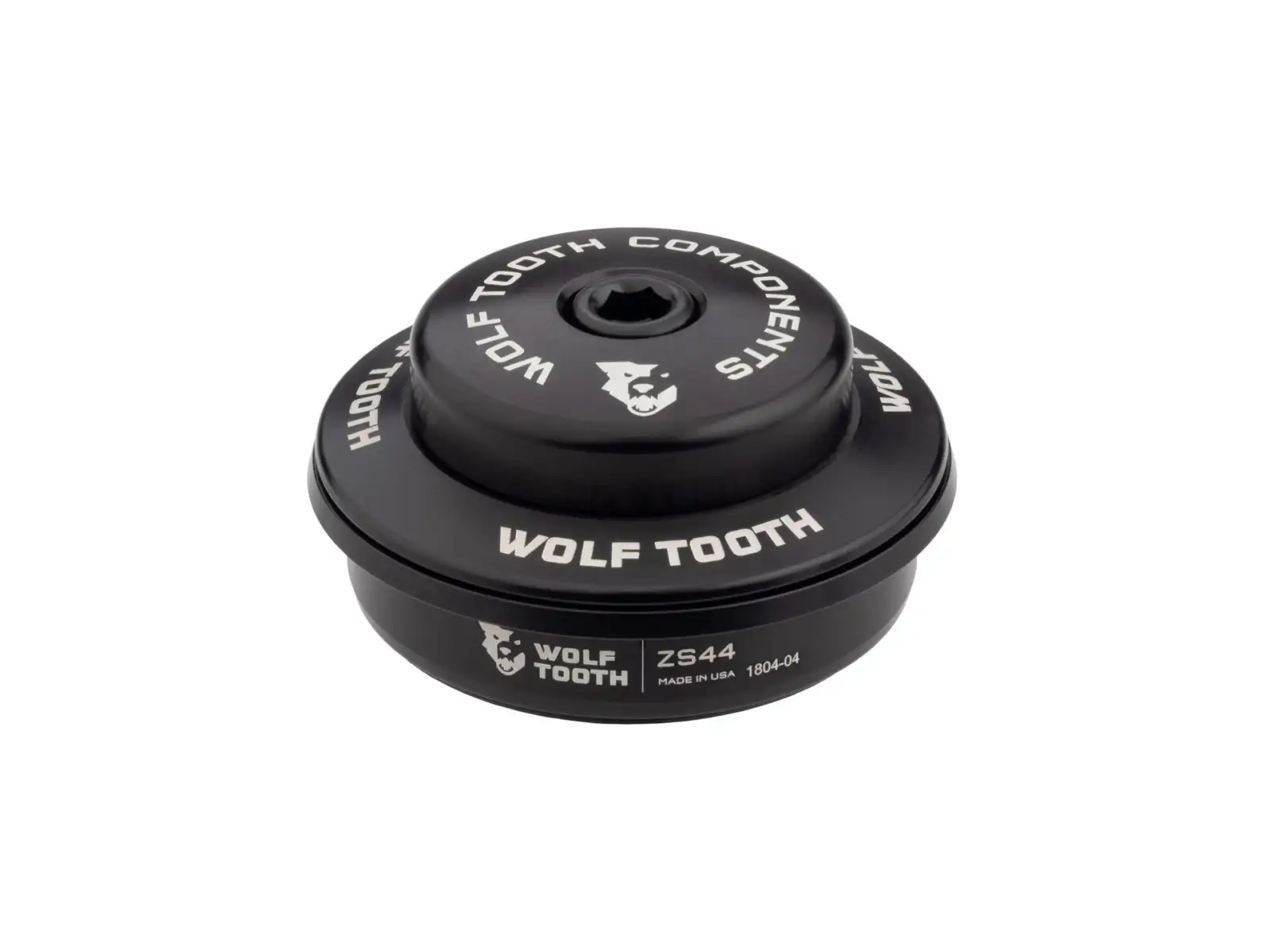 Wolf Tooth Performance Upper ZS44/28,6 6 mm Stack Press Fit Headset Assembly Schwarz