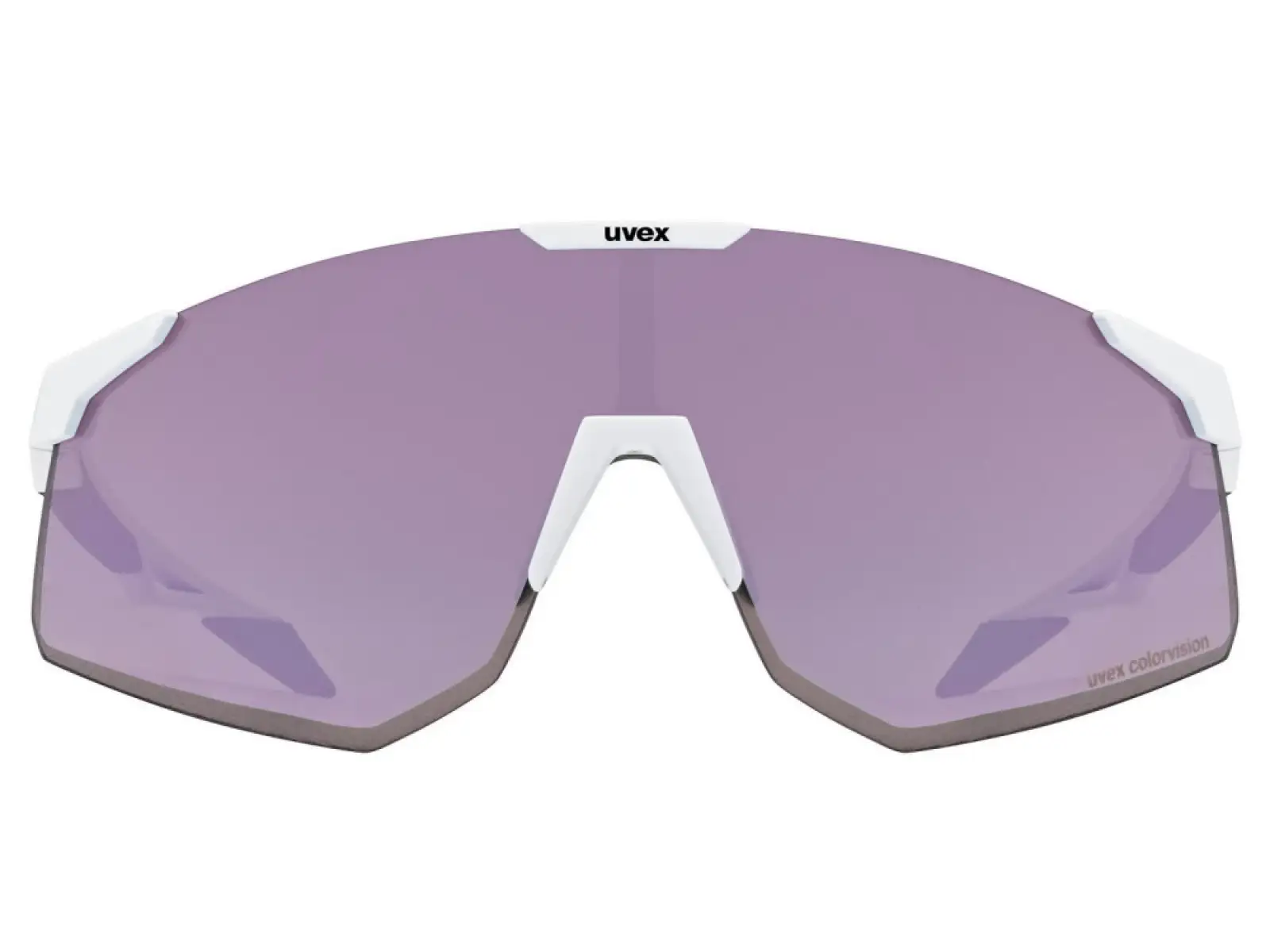 Uvex Pace Perform S ColorVision Brille White Matt/Mirror Lavender