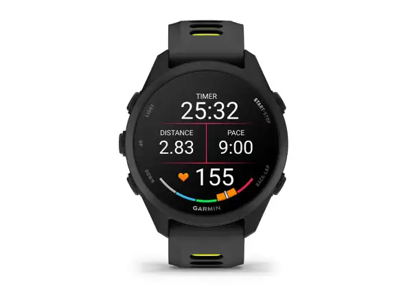 Garmin Forerunner 170 Black mit Armband Black/Amp Yellow