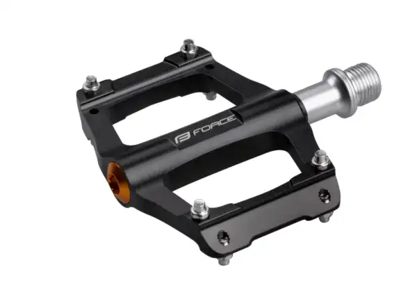 Force Grit Aluminium Pedals Industrial Bearings Black.