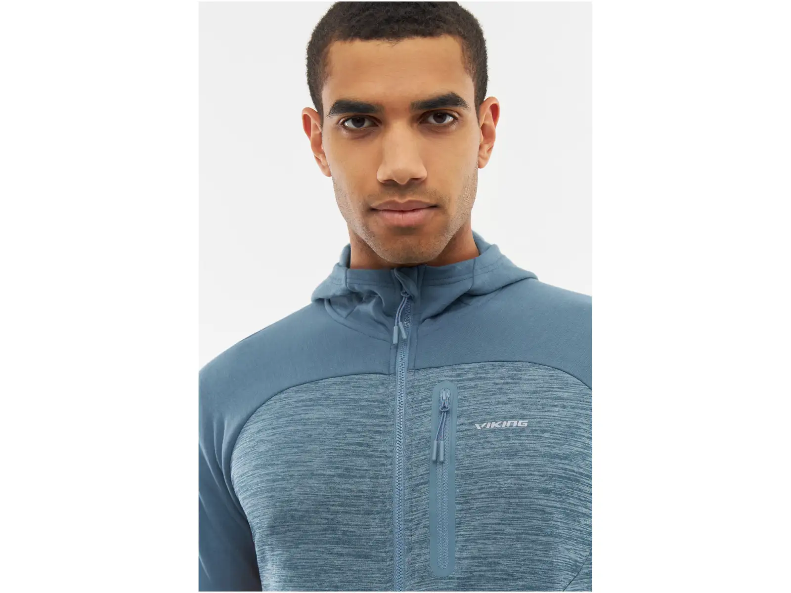 Viking Delmore Herren-Hoodie Grey/orange