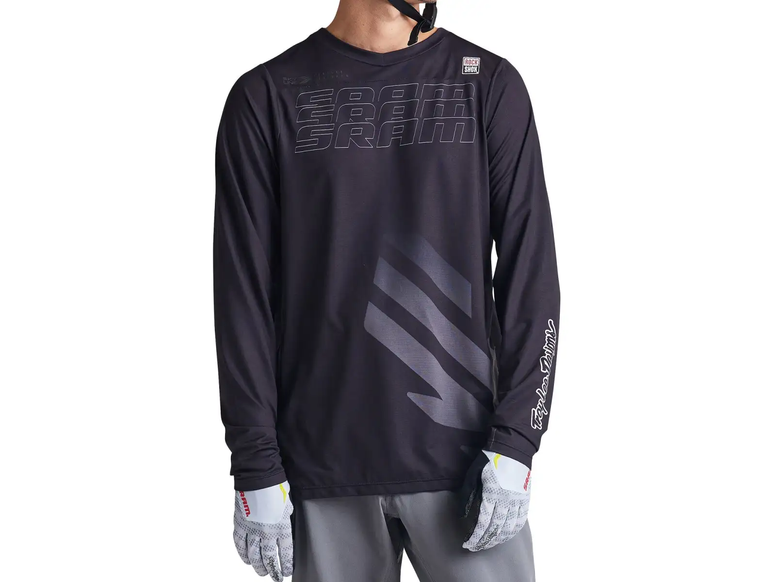 Troy Lee Design Skyline SRAM Eagle One Herrentrikot Kurzarm Black