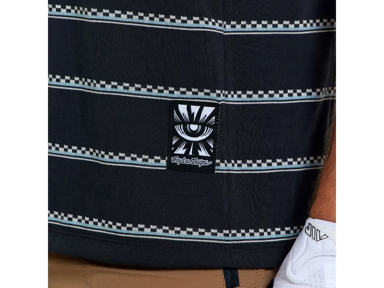 Troy Lee Designs Skyline Ride Herren-Trikot Kurzarm Checked Out Carbon