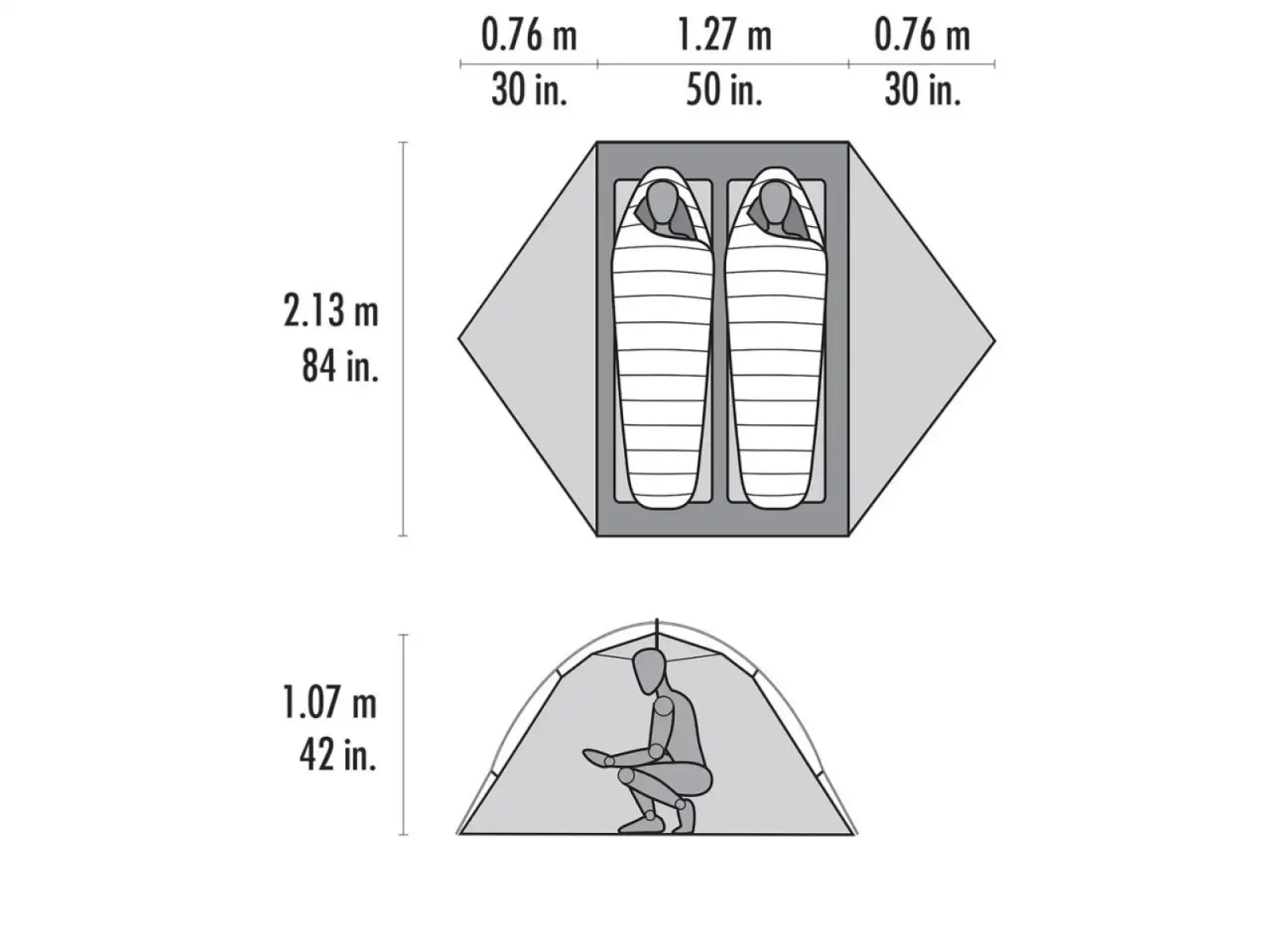 MSR Access 2 Expeditionszelt für 2 Personen