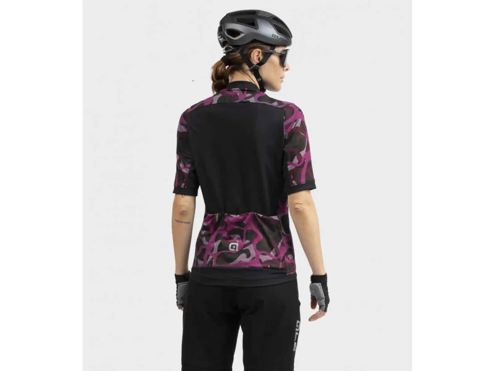 Alé Off Road Gravel Woodland Damen Kurzarmtrikot lila