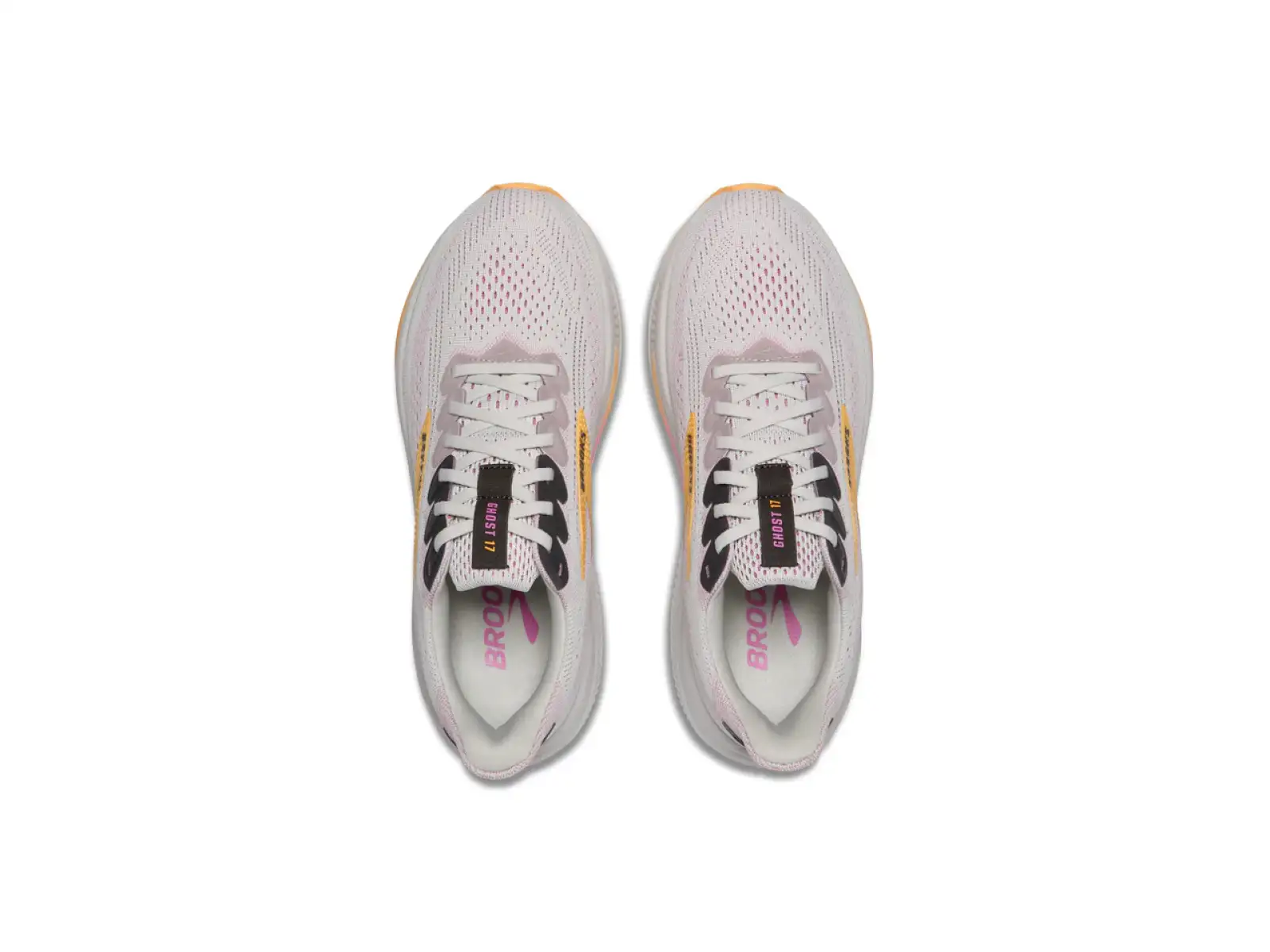 Brooks Damen-Laufschuhe – Ghost 17 Oyster/Apricot/Pink