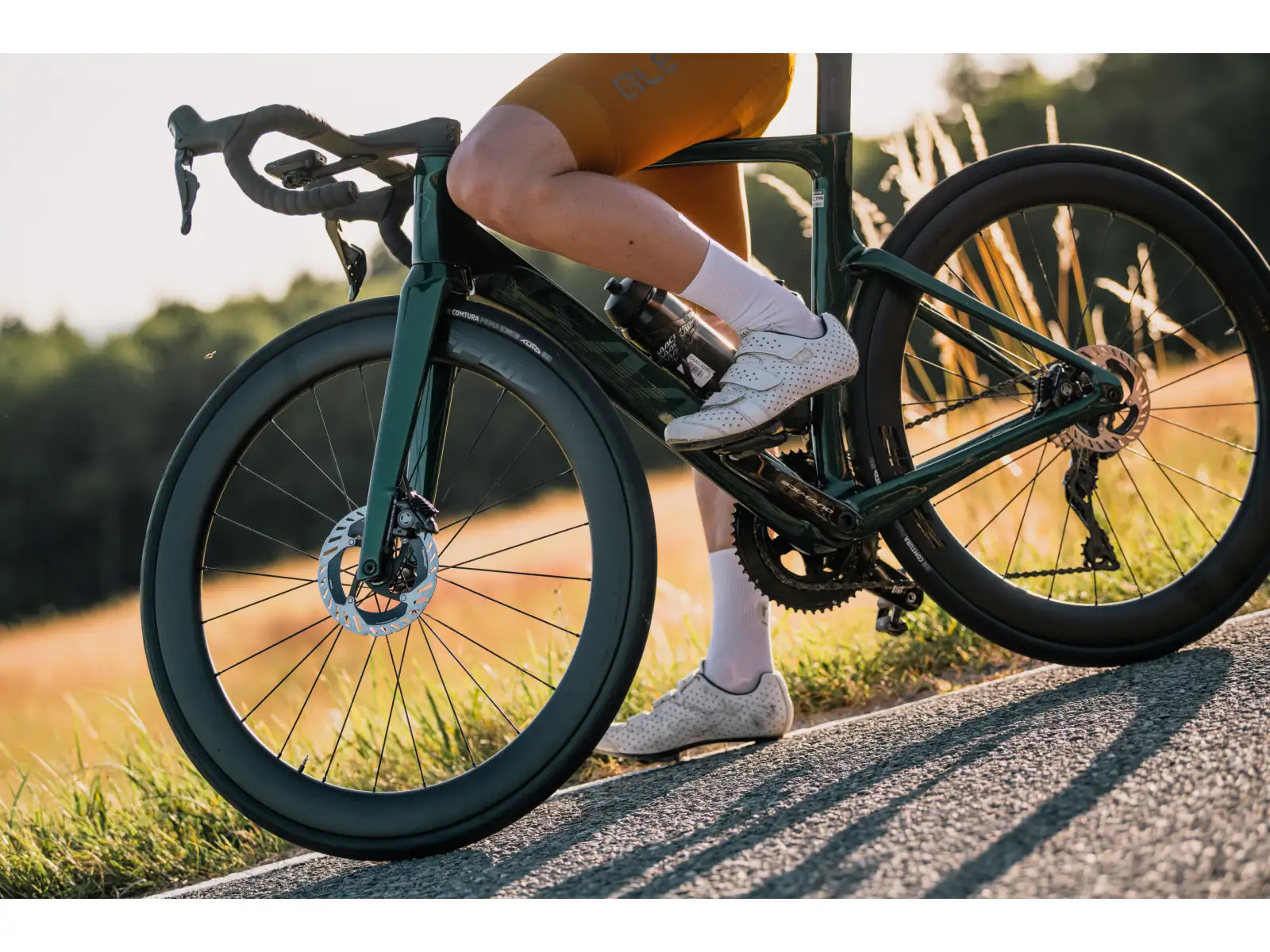 Isaac Meson Ultegra Di2 Rennrad Jade Green