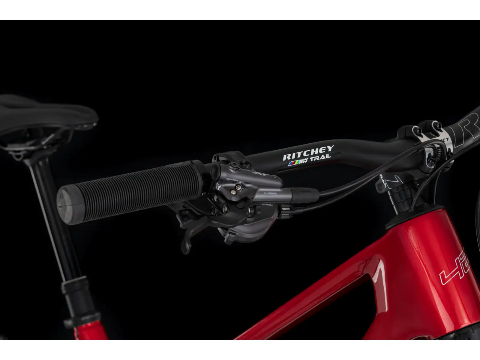 4ever Volcanno Vesuv Fully Mountainbike - Flame Red/Hologram