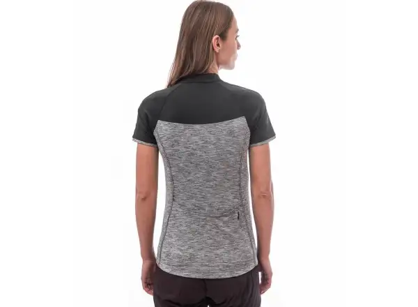 Sensor Cyklo Motion Damen-Trikot Kurzarm grau/schwarz