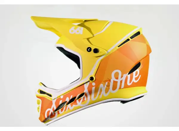 661 Reset Downhill Helm Geo Zitrone