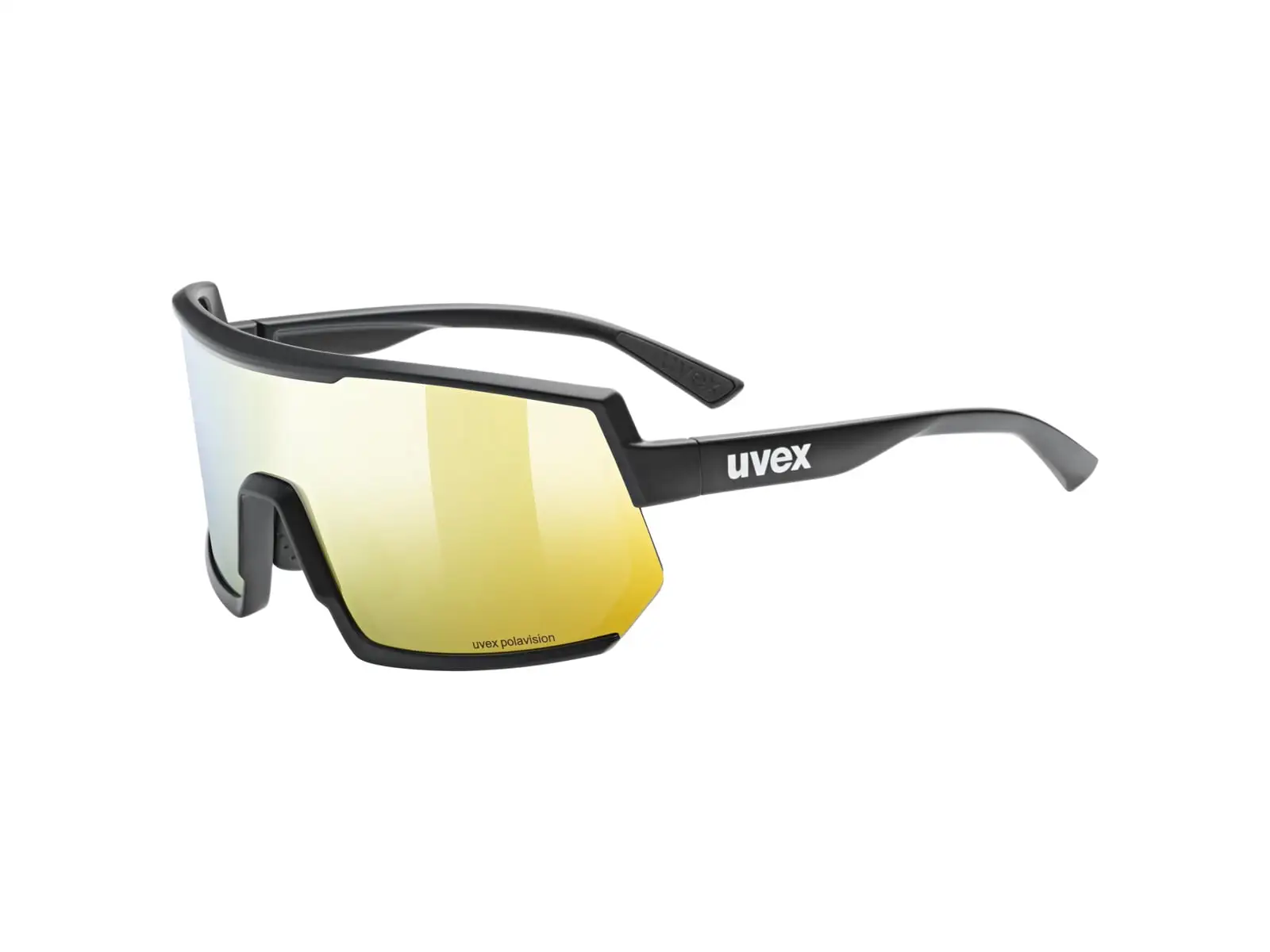 Uvex Sportstyle 235 Polavision Radbrille Black Mat/Mirror Red