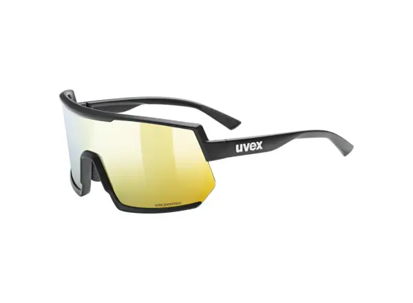 Uvex Sportstyle 235 Polavision Radbrille Black Mat/Mirror Red