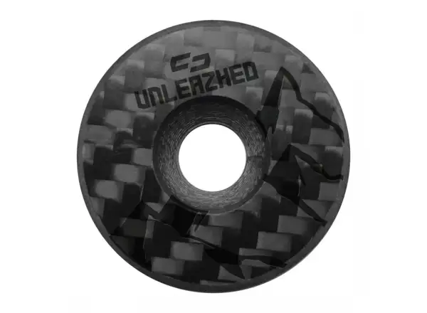 Unleazhed Unloose CF01 Kopfbedeckung mit geschnitzten Bergen.