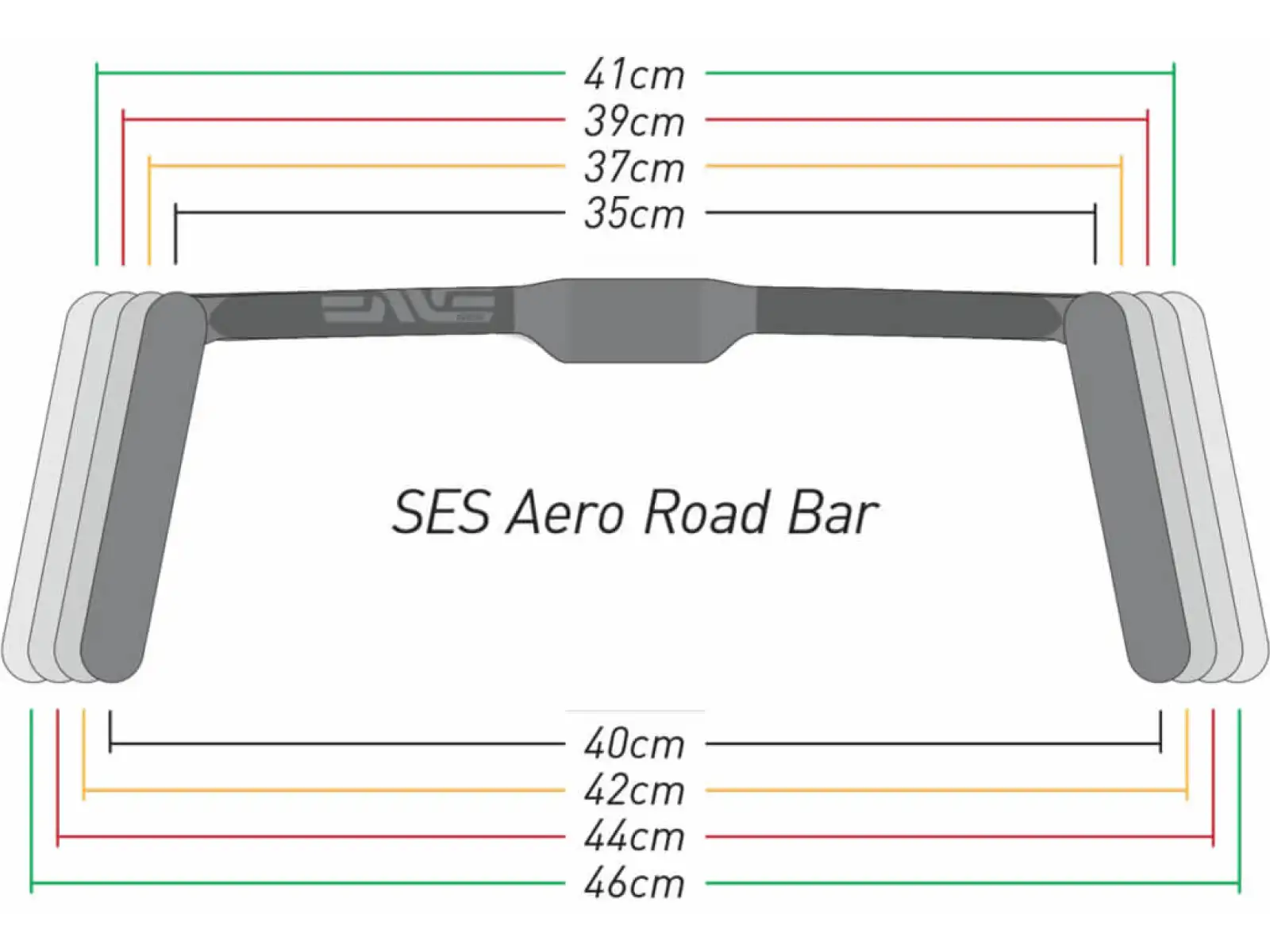 Enve SES Aero Road Compact Drop Straßenlenker schwarz