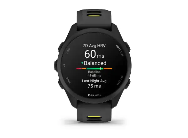 Garmin Forerunner 170 Black mit Armband Black/Amp Yellow