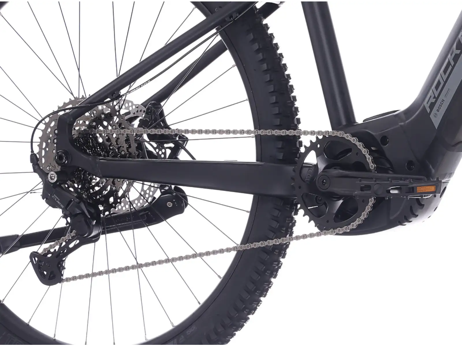 Rock Machine eBlizz B90 E-Mountainbike – Matte Black