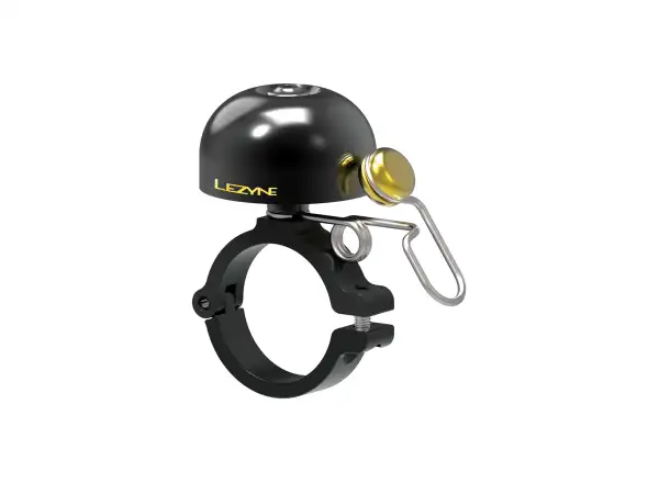 Lezyne Classic Messing Glocke Hard Mount Schwarz