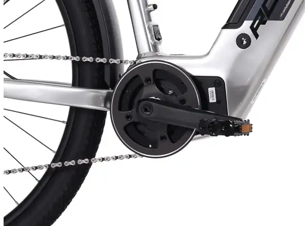 Rock Machine eSTORM 70 TOUR E-Mountainbike Gloss Silver/Black/Grey