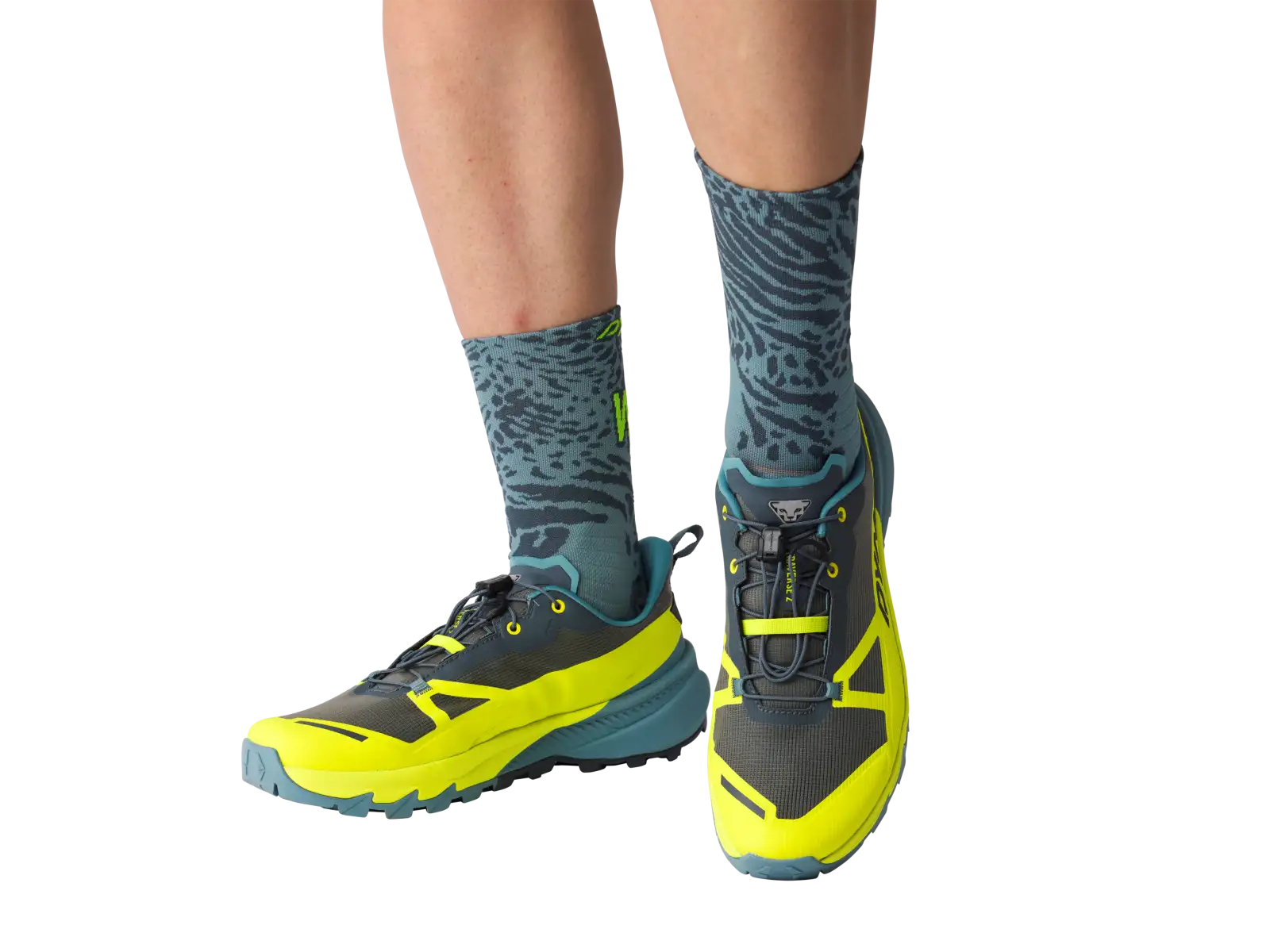 Dynafit Run Wild Crew Laufsocken Smoke Blue