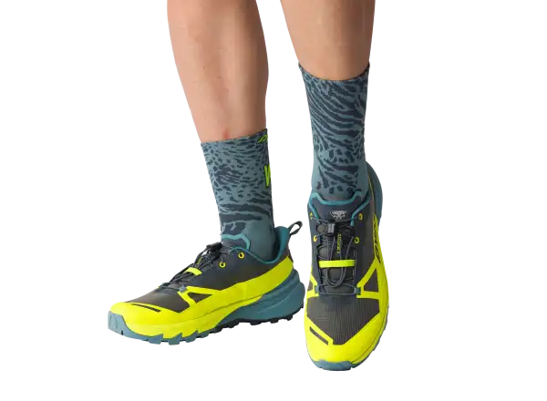 Dynafit Run Wild Crew Laufsocken Smoke Blue