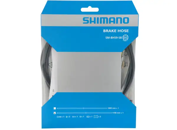 Shimano SM-BH59-SB Bremsleitung hinten Schwarz 1700 mm