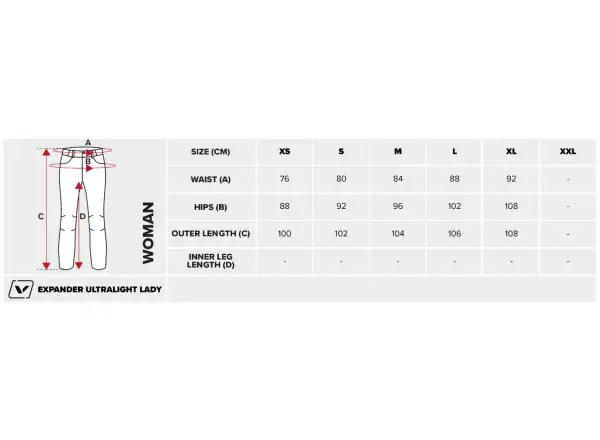Viking Expander Ultralight Damenhose Grey