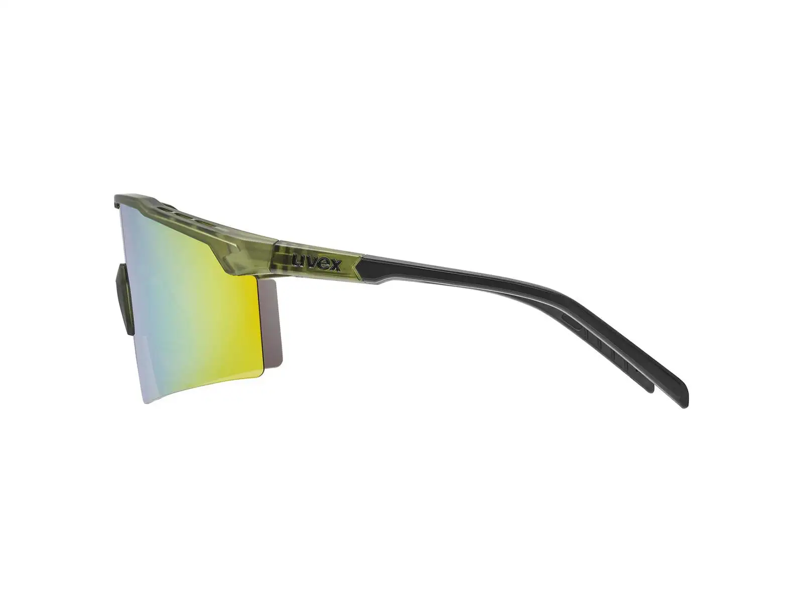Uvex Flowline Sonnenbrille Olive Matt/Mirror Gold