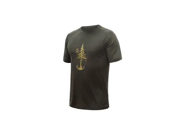 Sensor Merino Air Earth Herren T-Shirt kurzarm Olive Green