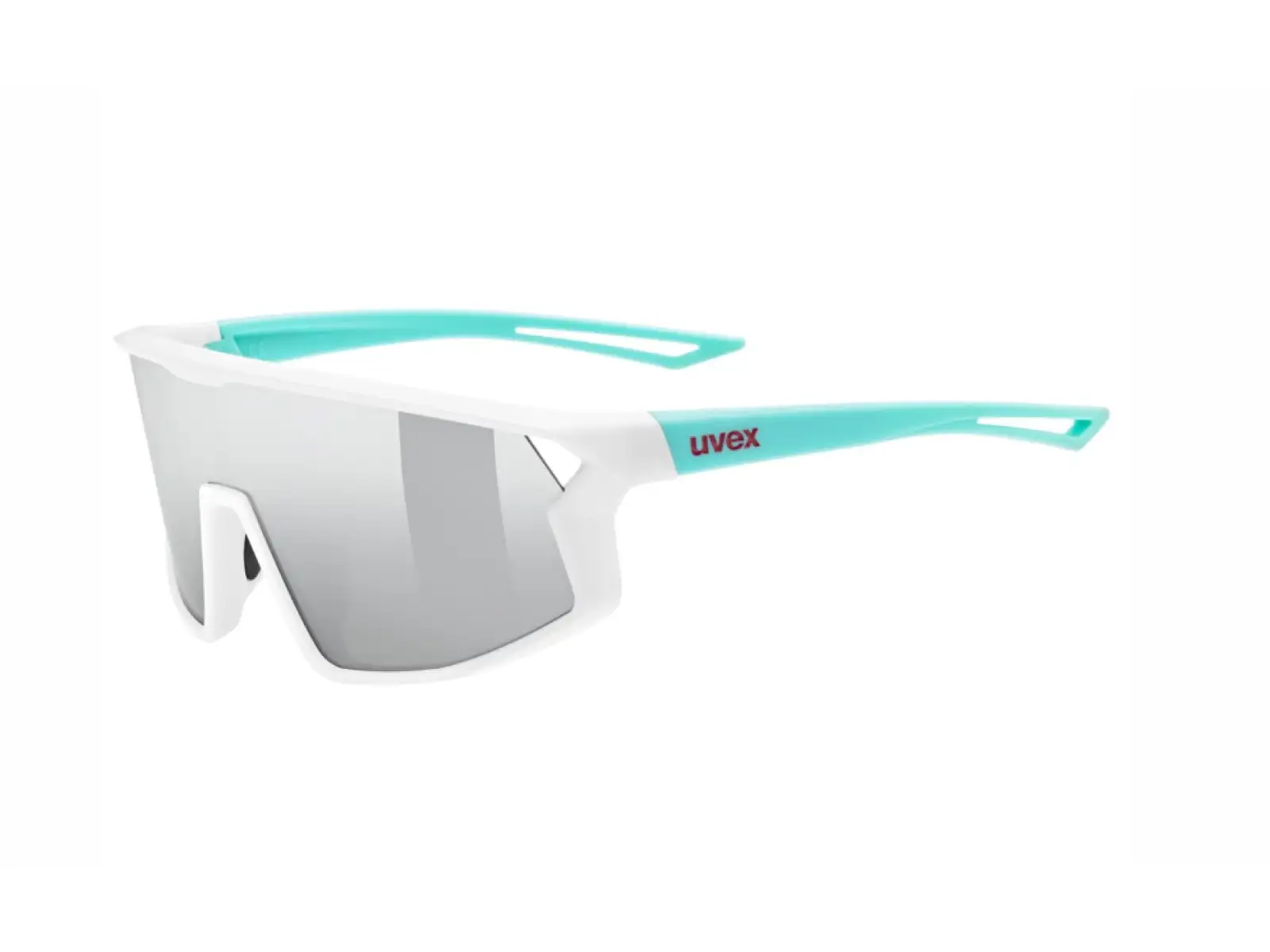 Uvex Skyryse JR. Kinderbrille White/Green/Mirror Silver