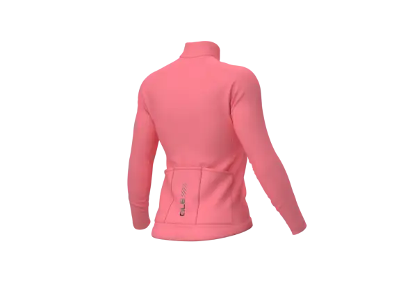 Alé Pragma Color Block Damen Radtrikot Langarm Blusher Pink