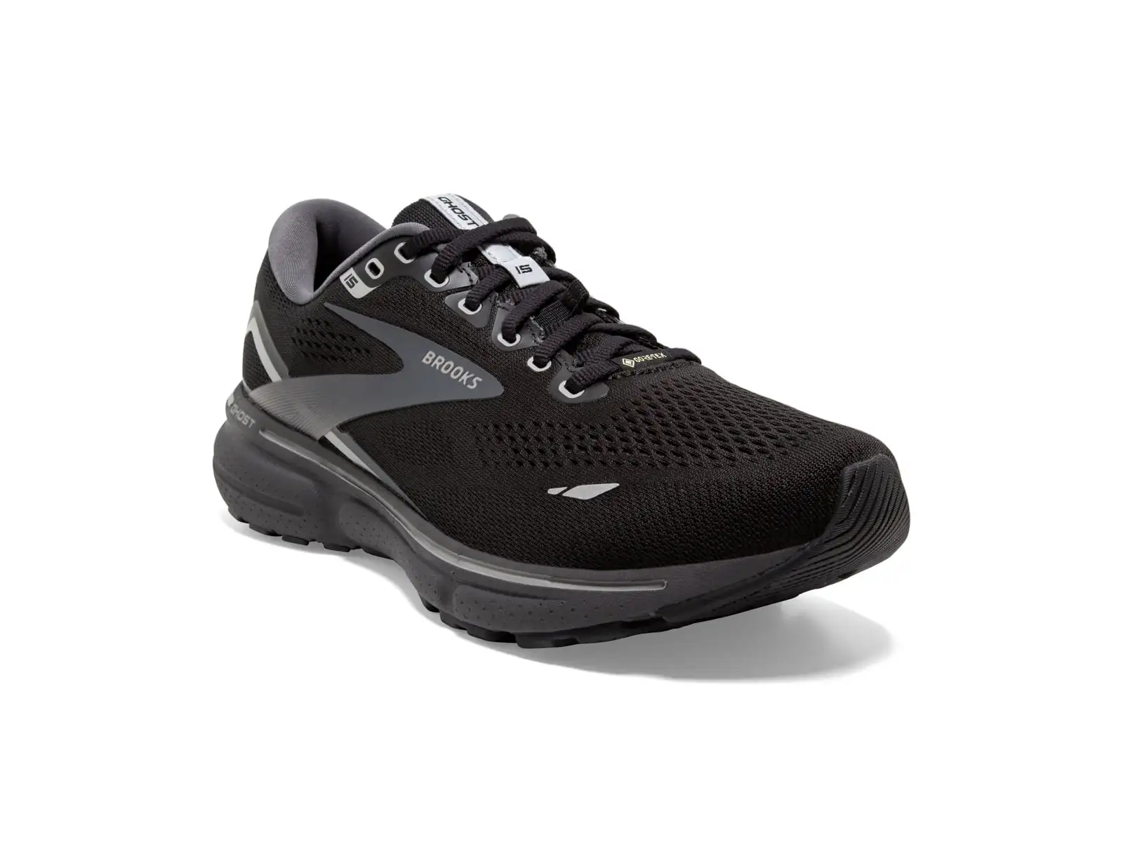 Brooks Ghost 15 GTX Herren-Laufschuhe Schwarz