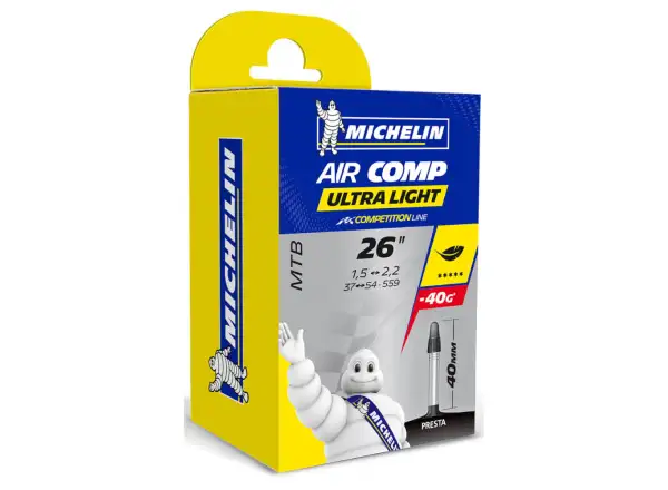 Michelin Air Comp Ultralight 26x1,50-2,20" MTB Schlauch mit Presta-Ventil 40 mm Gal.