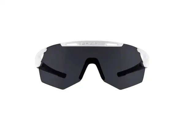 Force Arcade Radbrille weiß/schwarz/schwarze verspiegelte Gläser