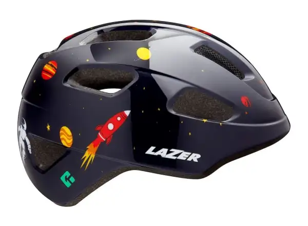 Lazer NUTZ KC Kinderhelm Schwarz Space Größe Uni (50-56 cm)